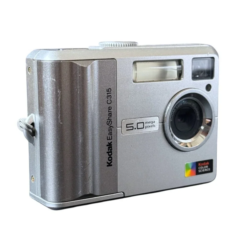 Kodak EasyShare C315 5.0MP Digital Camera Tested Works Incl Software SD Card‎